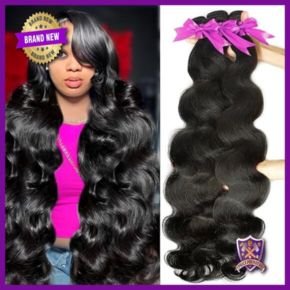 Body Wave Human Hair Extensions 22-26 Inch 3 Bundles Brazilian Virgin main image 4